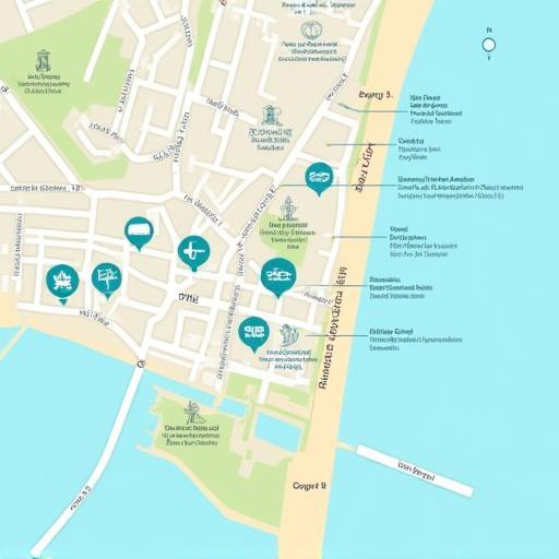 Map showing 78 Fisherman's Road Sydney