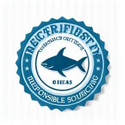Ocean sustainability certification badge